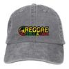 Reggae Music Peace And Love With Peace Symbol Baseball Caps Peaked Cap Rasta Flag Lion Sun Shade Hats for Unisex Women