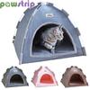 Зимняя теплая палатка для домашних животных и кошек, пещера, складная теплая кровать для сна для кошек, милый моющийся домик для котенка и щенка, товары для кошек