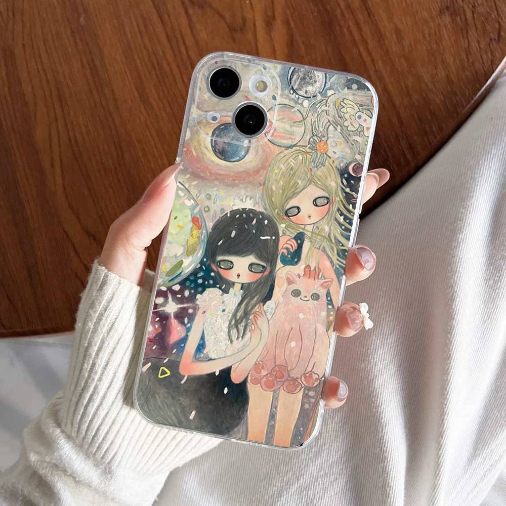 Чехол для телефона с картинами Аи Такано Для iPhone 17 15 14 13 11 12 16 Pro Max Plus Mini Прозрачный Силиконовый Мягкий Funda
