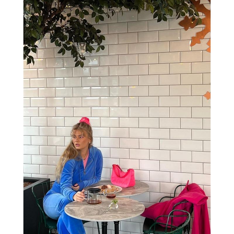 Ladies' Sports and Leisure Gold Velvet Set