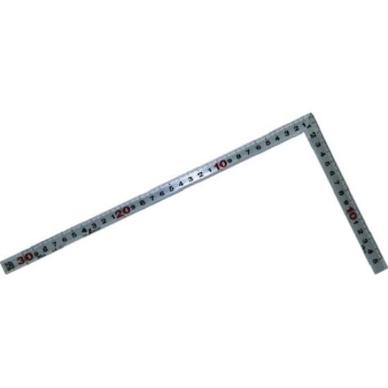 Shinwa Sokutei Curved Shaku Square Thickness Shaku Used Scale Silver 10027 30cm/1