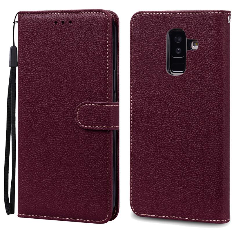 J8 Case For Samsung Galaxy J8 2018 Case Wallet Leather Flip Case For Samsung J 8 J8 2018 J810F Book Cover Coque Fundas Etui