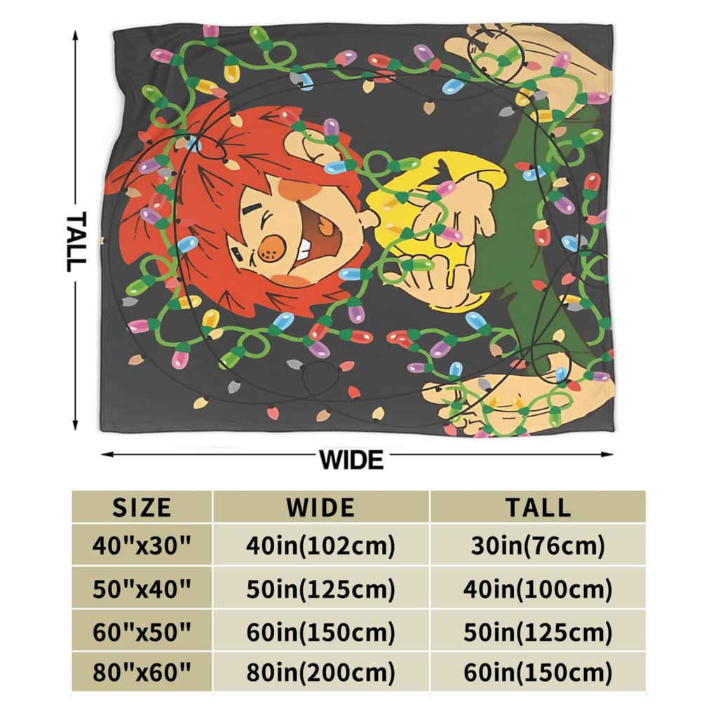 P-Pumuckl Plush Blanket Girls Boys Flannel Throw Blanket For Outdoor Soft Custom Quality Bedspread Gift Idea