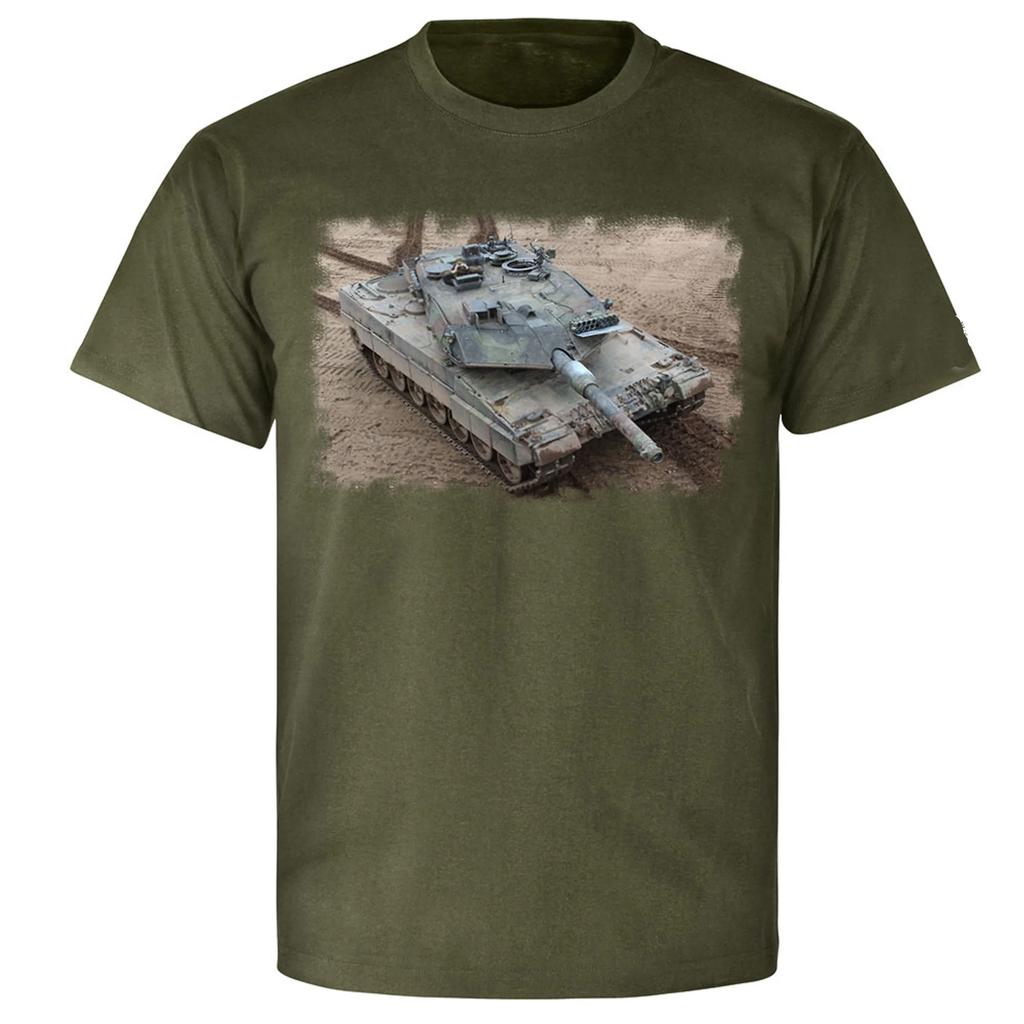 Bundeswehr Leo 2 Tank Leopard Panzer Kampfpanzer TShirt Summer Cotton Short Sleeve ONeck Unisex T Shirt New S3XL