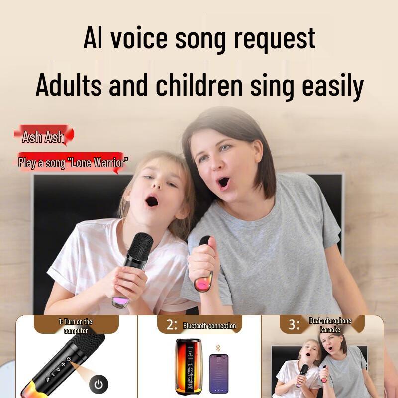 Newmine K19 Portable Karaoke Microphone Speaker