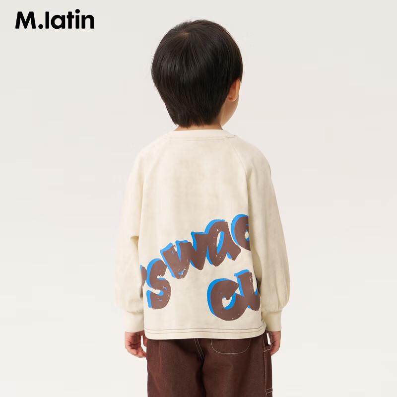 M.Latin Kids' Retro Print Long-Sleeve Cotton T-Shirt