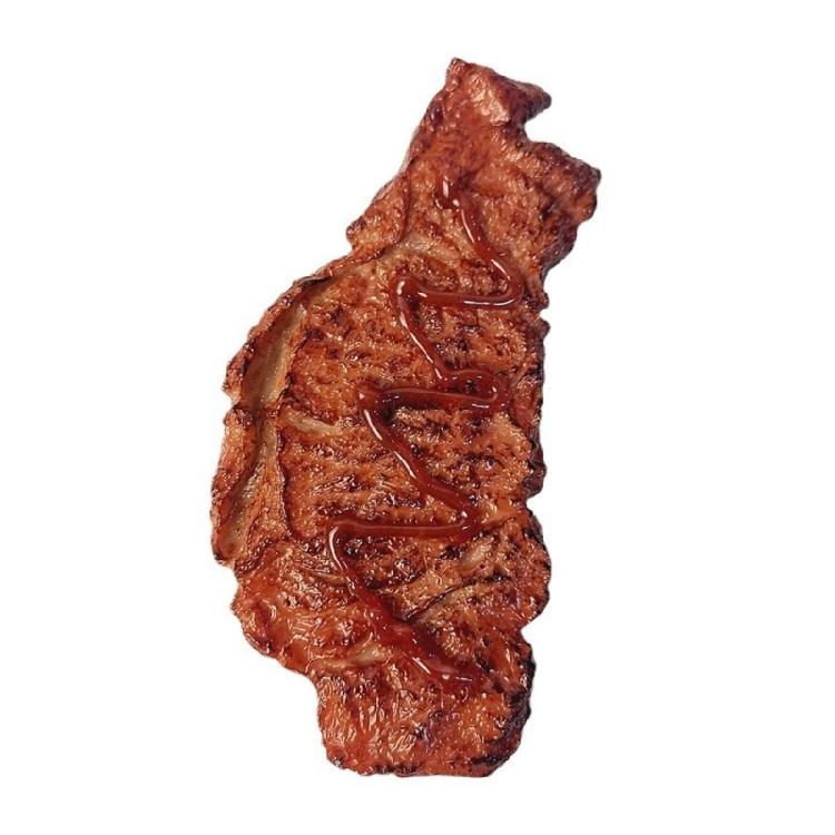 Жареная говядина из искусственного мяса для кухонных рынков, витрин, фотосъемки