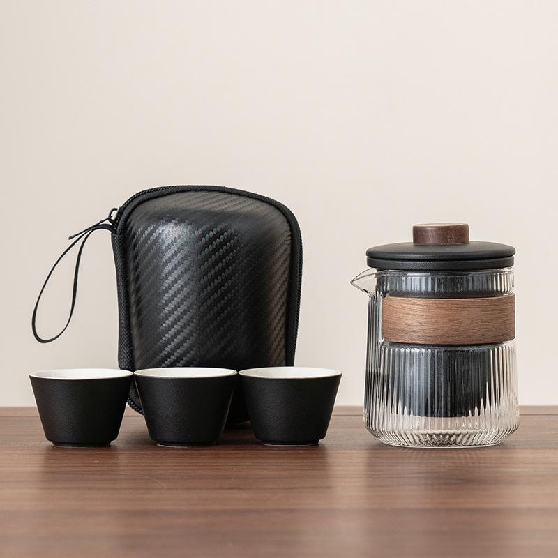 Портативные дорожные наборы посуды для чая Kung Fu Tea Maker Kuaike Чашка На открытом воздухе Портативный Мини Роскошный Праздничный Подарок Набор для чая