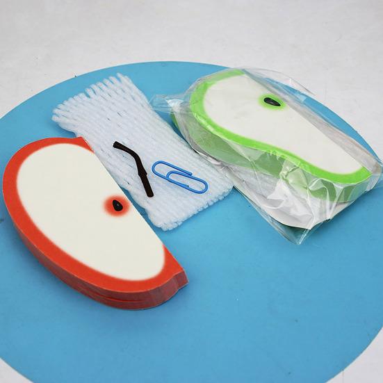 100 страниц грушевидной формы липкие заметки в форме фруктов портативные блокноты для заметок настольный декор