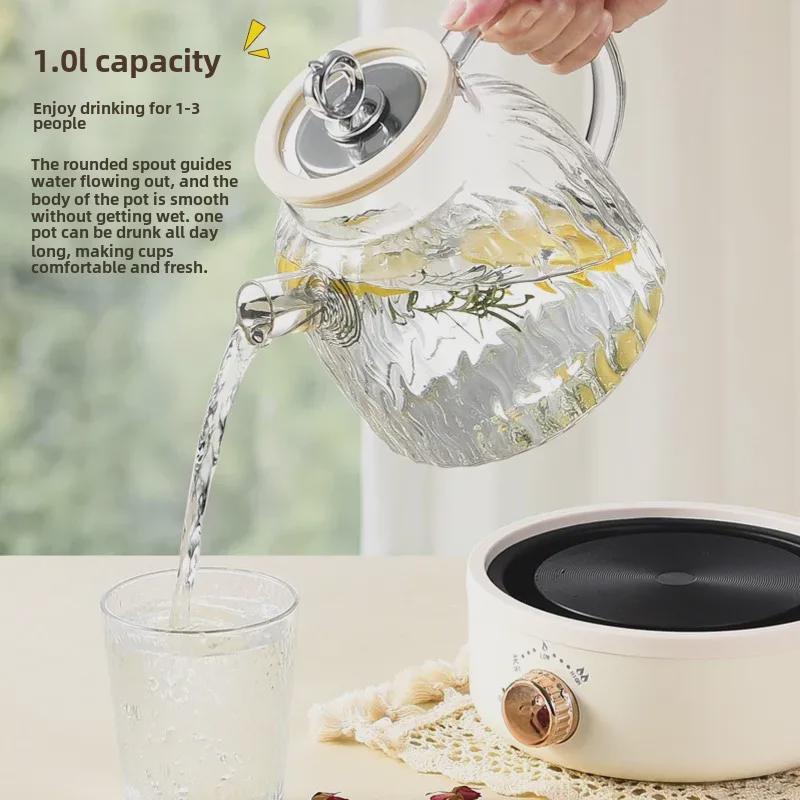 Многофункциональный стеклянный чайник: Чайник для дома и офиса (110V) - Идеальный подарок