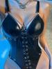 Кожаное боди Фетиш нижнее белье Пуш-ап бюстгальтер Сексуальный наряд Голые женщины Пустое Анальное BDSM Белье Эротический Нежный Бондаж Набор