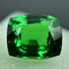 Flawless Ceylon Tsavorite Green Garnet 9 Ct Loose Cushion Excellent Cut Gemstone