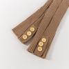 New Solid Color Leg Warmers Thickened Harajuku Mid-Calf Sock Button Boot Covers Women