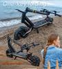 KuKirin T3 Foldable Electric Scooter 800W Brushless Motor 48V 15.6Ah 58KM Long Range 10" All-Terrain Off-Road E-Scooter