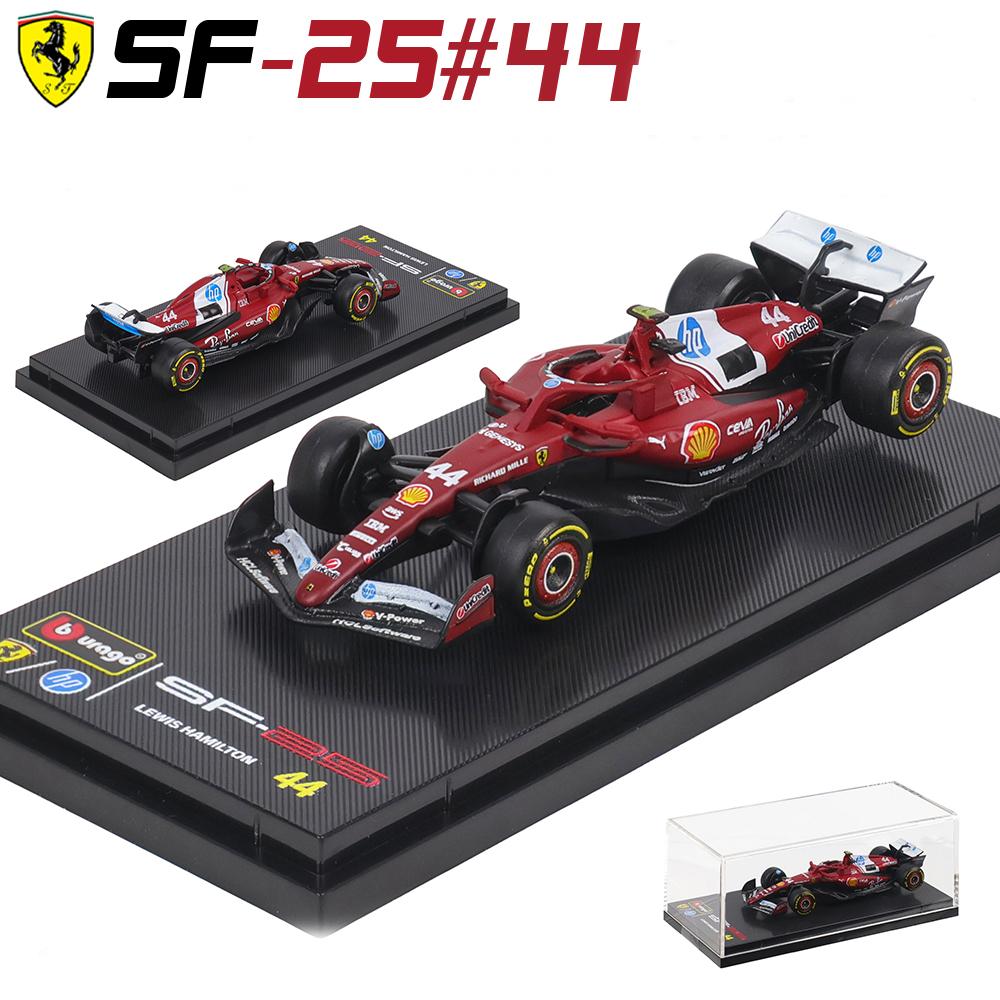 Ббураго 1:64 F1 Sf25 Макларен Феррари Ред Булл Мерседес-АМГ Сплав Модель Автомобиля Серия Моделей Автомобилей Рождественский Подарок Игрушки