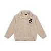 New MLB Base Logo Velvet Jackets Unisex Camel 3AJPF0316-50SAS