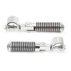 2pcs Pair Set Highway Footpegs 1 to 1.25 Inch Crash Bar Footrest Universal Foot Pegs  Engine Guard