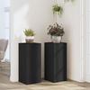 VidaXL Plant Stands 2 Pcs Black 30x30x70 Cm Engineered Wood, Flower Stand, Pot Stand, Support for 852925