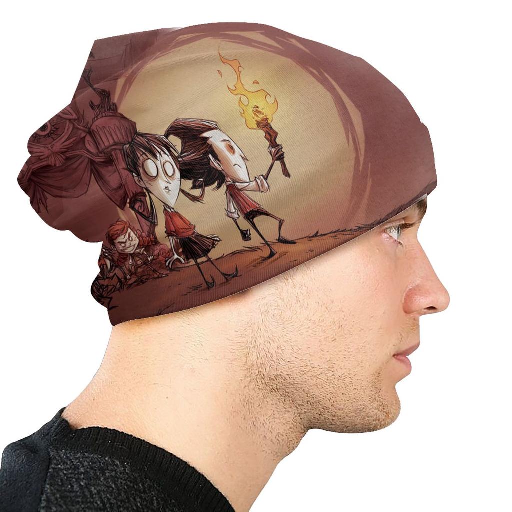 Шапки-бини Don't Starve Survival Game Skullies, готические уличные шапки унисекс, теплый термоэластичный чепчик, вязаные шапки