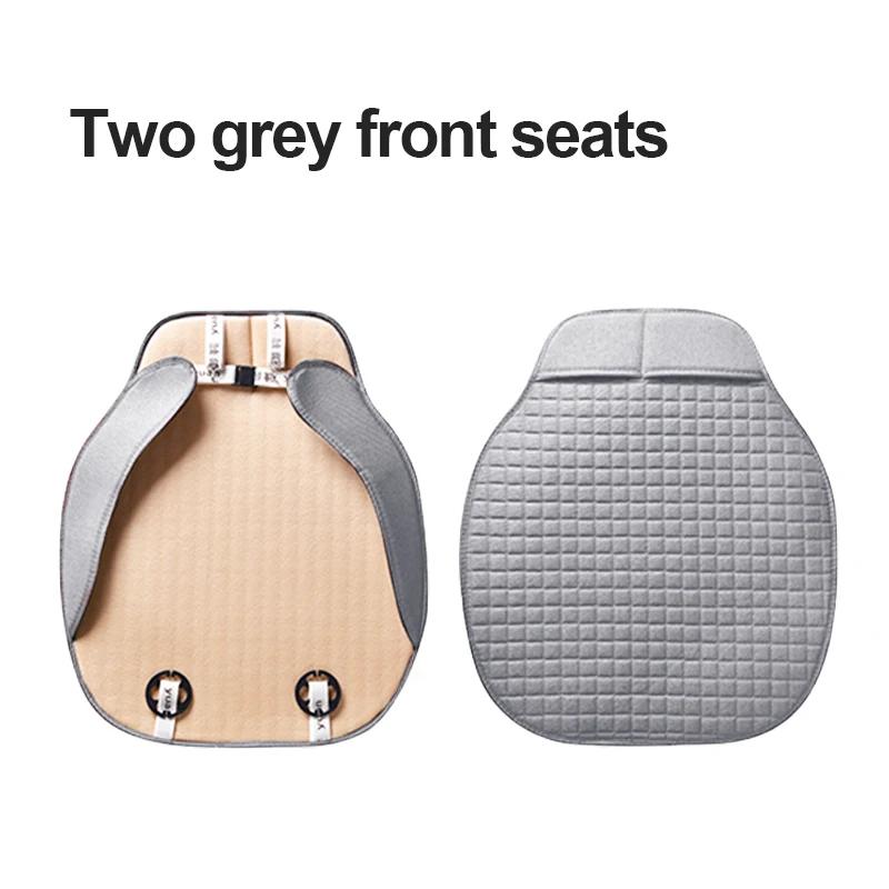 SEAMETAL Льняной чехол на автомобильное сиденье Дышащая льняная подушка для автомобильного сиденья Защитная накладка для автокресла Универсальная для седанов и внедорожников