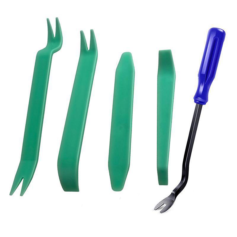 5Pcs/set DIY Accessories Car Buckle Car Audio Disassembly Tool Door Panel Interior Disassembly Driver Pry Bar