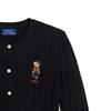 Polo Ralph Lauren однобортный повседневный свитер с длинным рукавом, детский свитер, черный 313919829-002