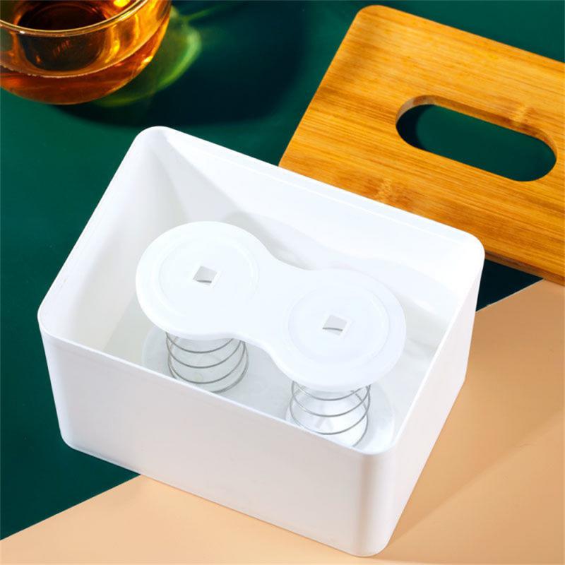 Household Tissue Box Spring Holder Creative Automatic Lifting Pump To The End Paper Artifact Tissue Dispenser Spring Support