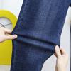 Spring and Summer Extra Large Size Stretch Jeans for Women Loose Slim Semi Elastic High Waist Harem Pants