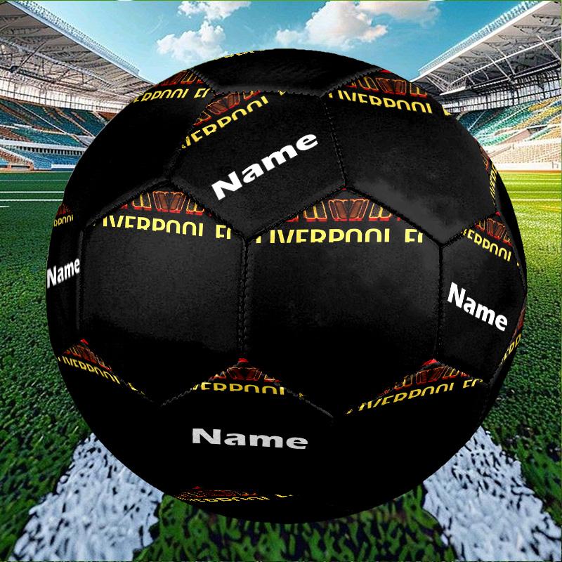Custom Name Personalized Football team F.C-A Print Size 5 Soccer Ball Training & Match Football, for Team, Kicking, Gift for Football Enthusiasts