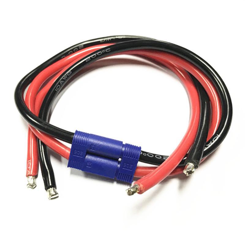 Силиконовый штекер EC5 «папа» и «мама» с проводом высокого тока 10AWG для аварийного запуска автомобиля