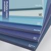 A4 Blue Card Paper Set (230g) - Dark Blue, Lake Blue, Haze Blue, Tibetan Blue, Sky Blue - Ideal for Kindergarten Crafts