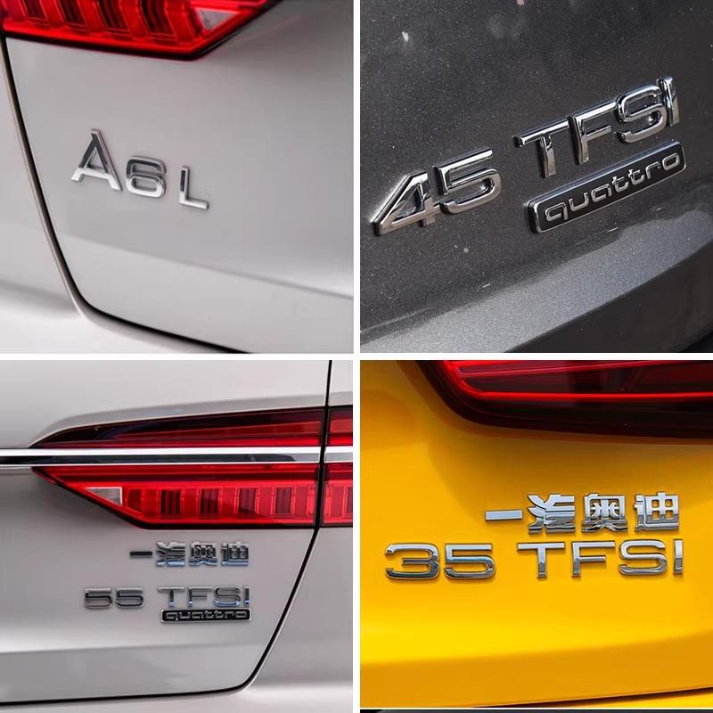 1Pc 3D ABS 2.0TDI/3.0TDI Displacement Badge Sticker - for A1/A3/A4/A5/A6/A7/A8/Q2/Q3/Q5/Q7 Trunk