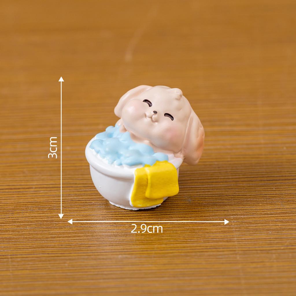 Милый набор фигурок собак в закрытых коробках, идеально подходящий для украшения автомобиля и мини-садовых украшений.