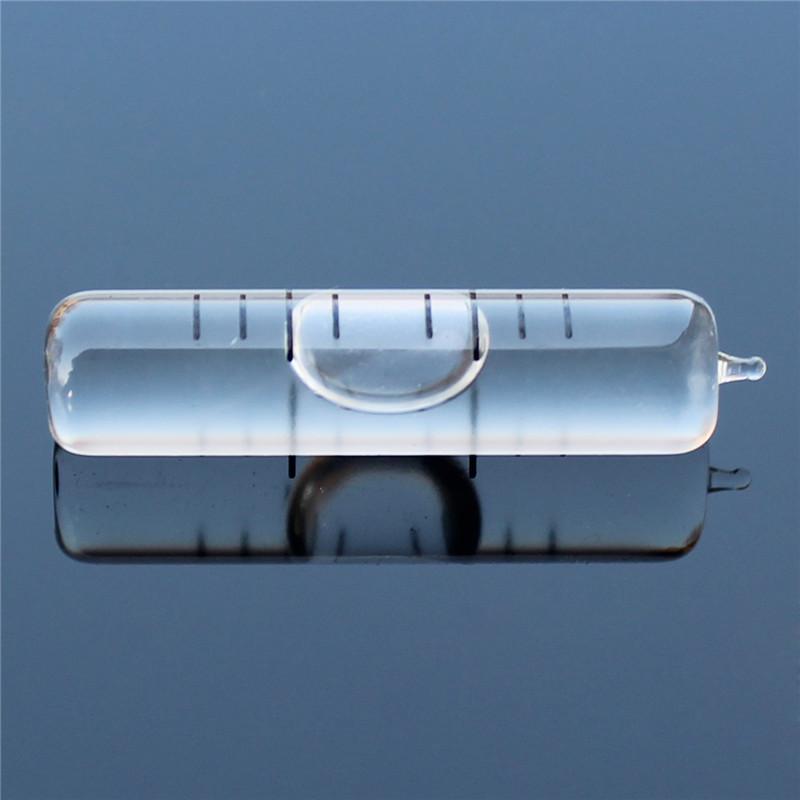 Высокоточный военный стеклянный горизонтальный пузырьковый трубчатый спиртовой уровень с высоким боросиликатным пузырем диаметром 7,5 мм