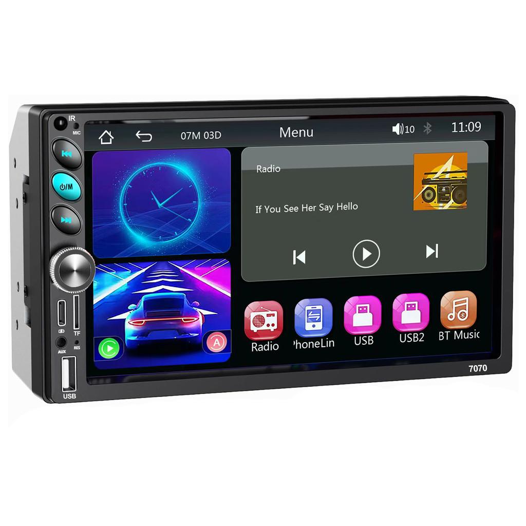 Carplay автомобильное радио 2din сенсорный экран автомобильный стерео Mp5-плеер с Bluetooth Mirrorlink USB 2 Din авторадио для универсального