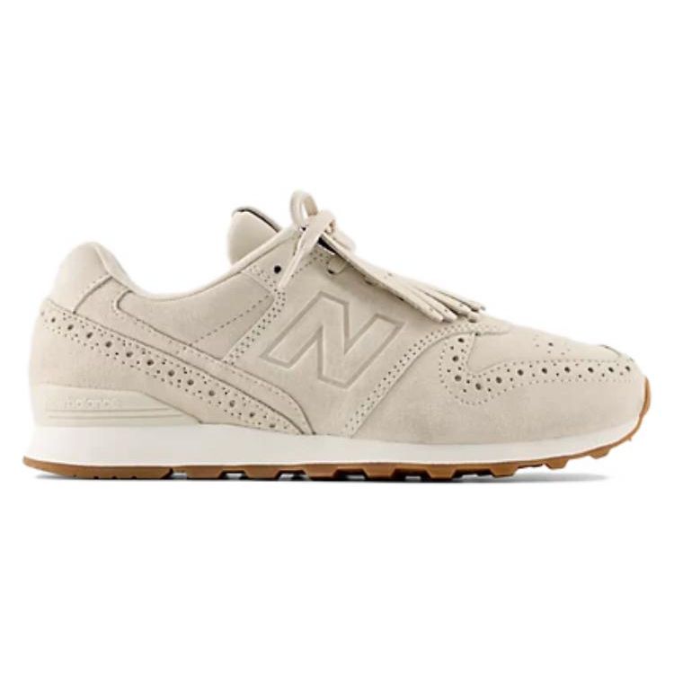 New Balance Nb 996 V2 Удобные Модные Тканевые Низкие Повседневные Кроссовки для Бега Женские Кроссовки Серый Коричневый WL996PA2