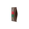 Gucci Держатель для карт из канвы с принтом GG и кожи, ретро-стиль, для ежедневных поездок, покупок 673002-US7EC-9396