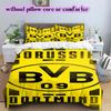 football Logo Pattern Bedding Quilt Set Quilt Cover Pillowcase Home Decoration Birthday Gift (1*duvet cover+ 2*pillowcase, without core)
