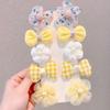 10pcs Flower Bow Hair Clip Princess BB Hair Clip New Hair Accessories  for Children