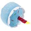 Dog Birthday Cake Shaped Squeaky Dog Toy Plush Dog Cake Toy For Birthday Party Sky-Blue 15.00X11.00X11.00CM Chew Toy 1Pcs
