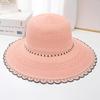 Соломенная шляпа женская летняя новая шляпа от солнца с большими полями для защиты от солнца, уличная шляпа от солнца, сплетенная из соломы, устойчивая к УФ-излучению, пляжная шляпа