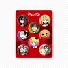 8 Pcs/Set Anime Tinning Backpack Badge Brooch Pin Souvenir Clothing Bag Backpack Accessories Gift For Friends