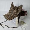 Popular leopard print fashion funny hip hop personalized baseball cap outdoor travel fashion outdoor sun protection plush cap