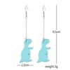 Cute and Funny Transparent Acrylic Dinosaur Earrings - A Must-Have for Dino Lovers!