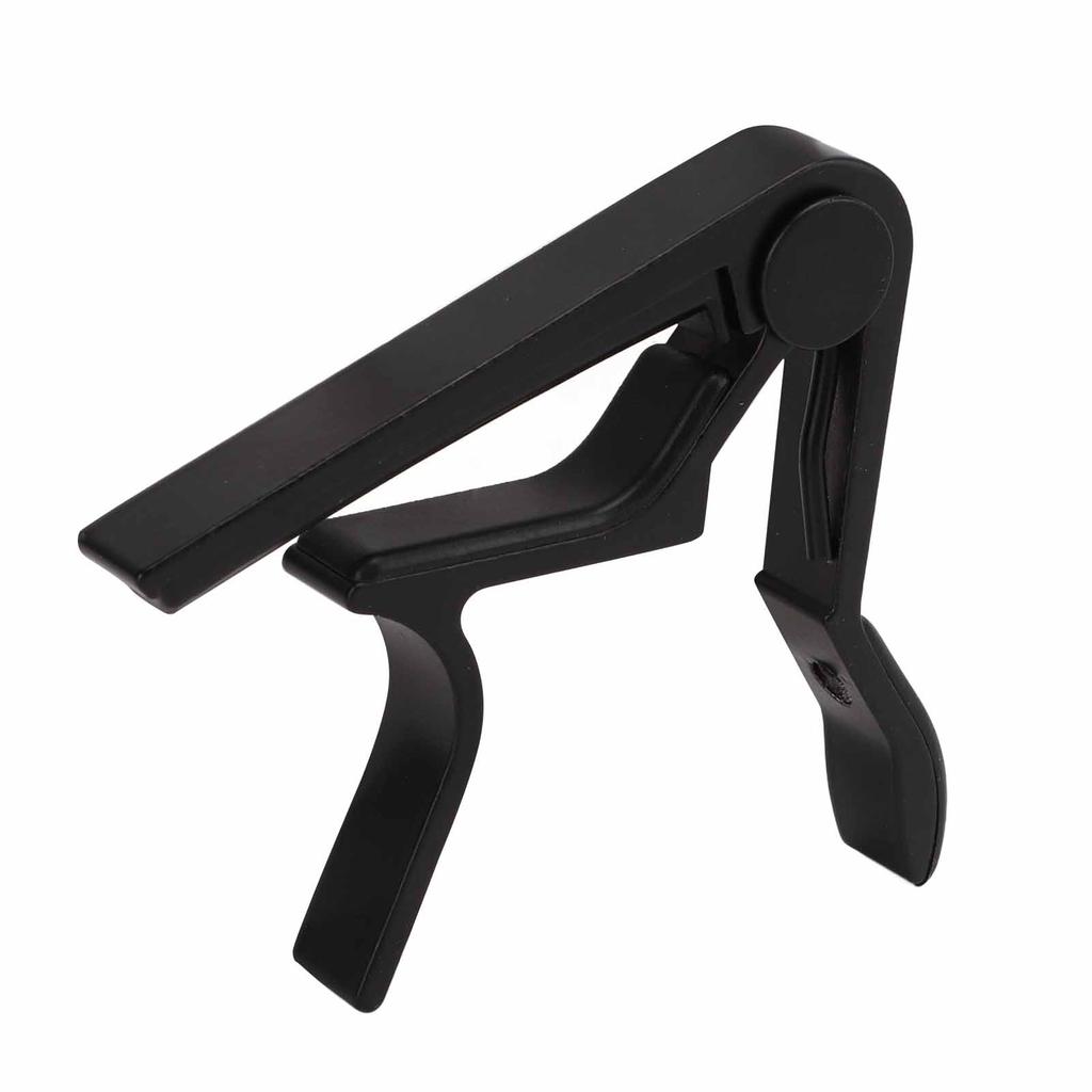 Каподастр быстрого снятия, зажим для струн, набор аксессуаров, комплект с 5 медиаторами для гитары, для баса, банджо, черный