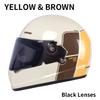 Unisex Retro Full Face Motorcycle Helmet 3C DOT Certified Four Seasons Cruise Multiple Design Options for Men And Women