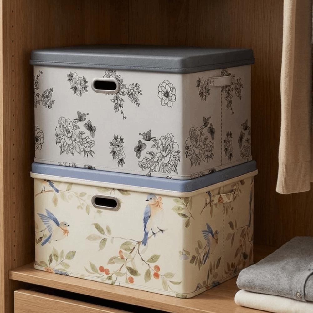 Folding Clothes Quilts Storage Box Oxford Fabric Sundries Organizer Car Storage Container Toys