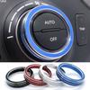 Для Hyundai Ix45 2013-2017 Декоративное кольцо ручки центрального кондиционера на приборной панели автомобиля Металлическая накладка Аксессуары для интерьера автомобиля
