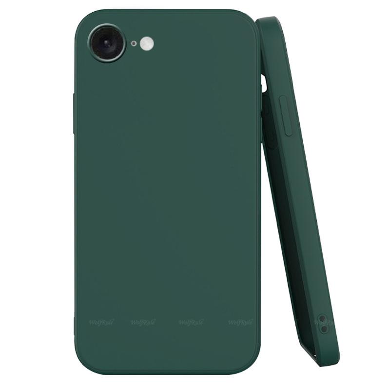 Для iPhone 16e Чехол Накладка iPhone 16e Capas Жидкий Силикон Ударопрочный Бампер для Телефона ТПУ Мягкий Чехол Для Apple iPhone 16e Fundas