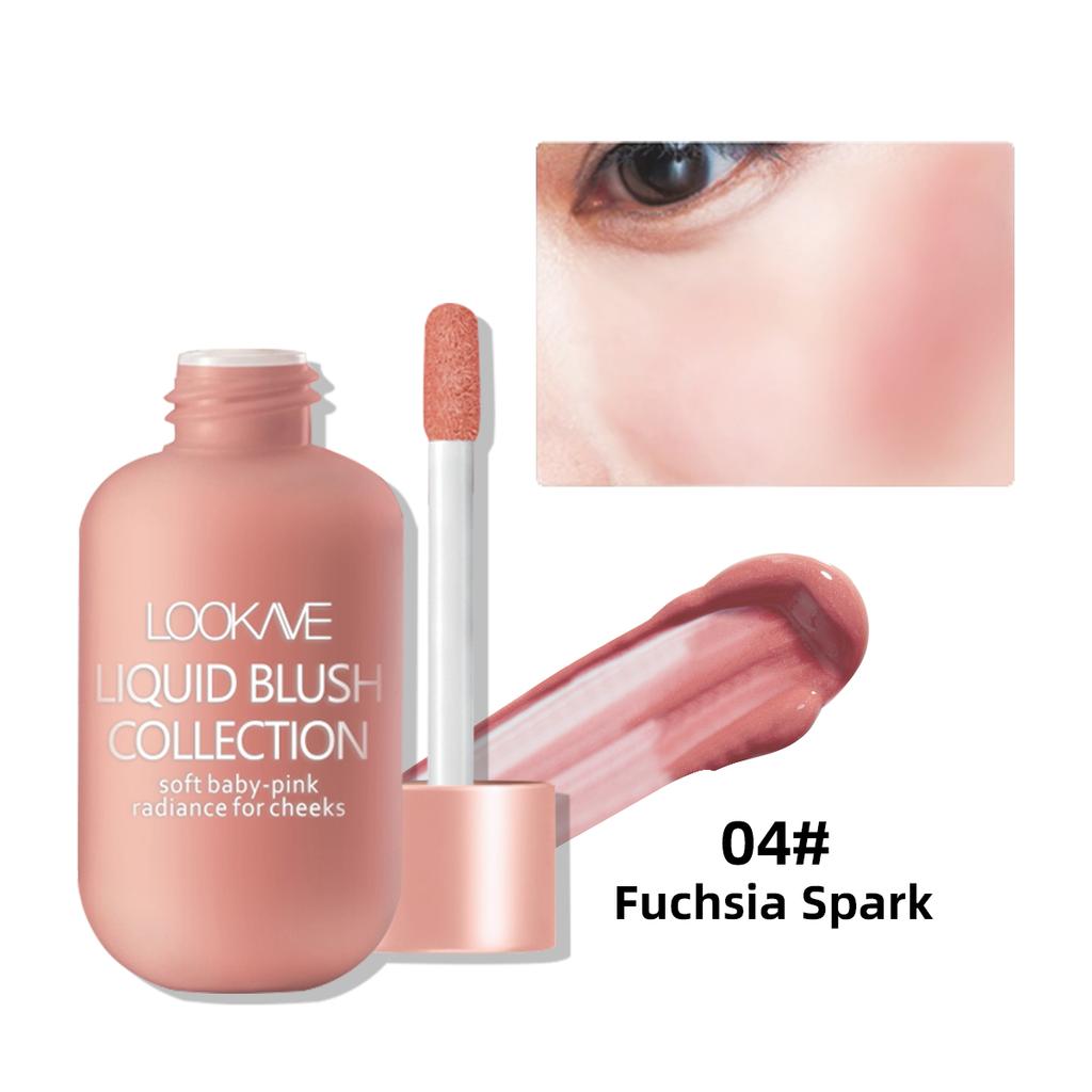 Liquid Blusher Multifunctional Lip Cheek Moisturizing Brightening Blush A Small Bottle Style 12g